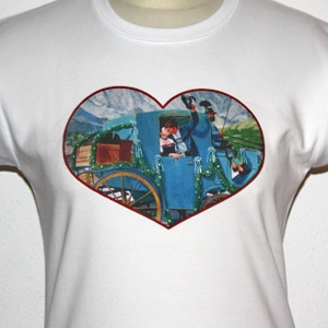 T-Shirt "Hochzeitskutsche"