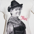 T-Shirt tailliert "ROSI" (schwarz)